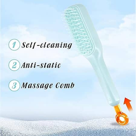 Self Cleaning Hair Brush 1