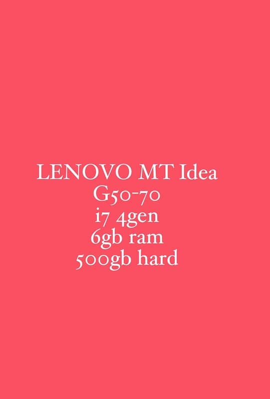 lenovo MT idea G50-70 6