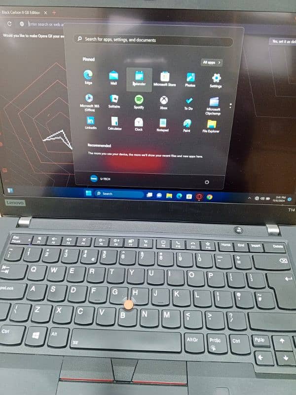 Lenovo Thinkpad T14 touch screen 4