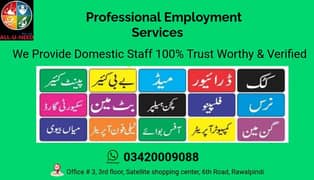 Domestic staff available,Maids,Chinese Cook,Driver,Baby Sitter Near me