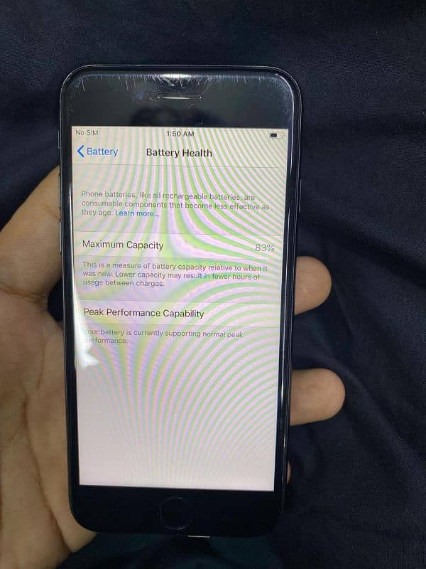 iPhone 7 128gb PTA approved BH 83 condition 10/8 2