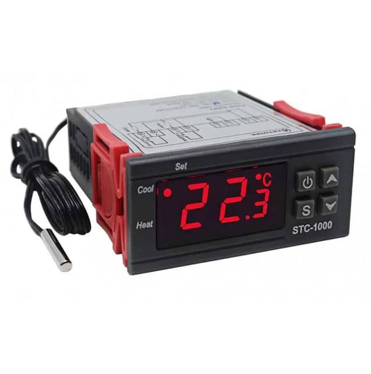 220v STC 1000 Temperature Controller Digital Thermostat heat and cool 0