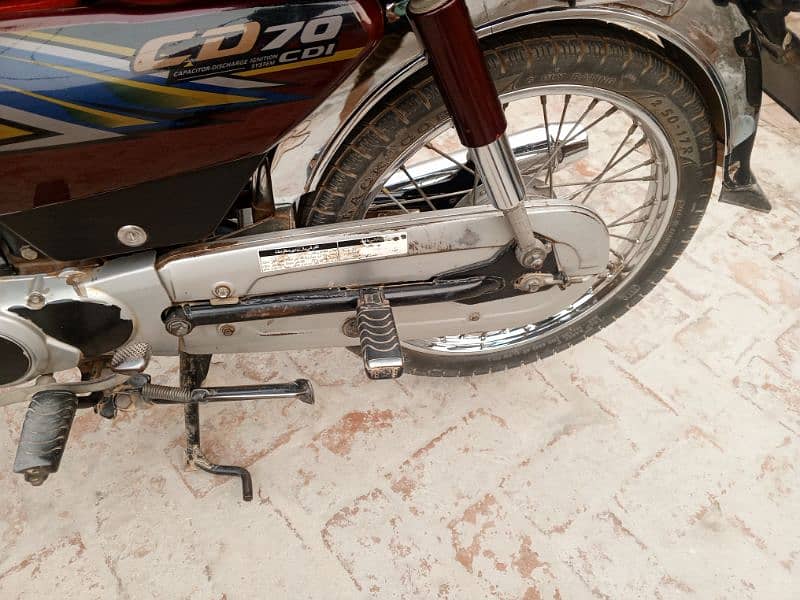 Honda CD 70 2021 urgent sale very good condition Punjab registered 2