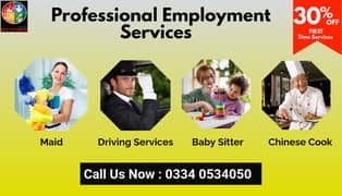 Domestic staff available,Maids,Chinese Cook,Driver,Baby Sitter Near m