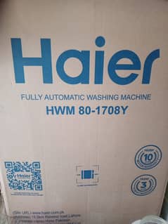 Box pack 8kg Haier fully automatic Washing machine