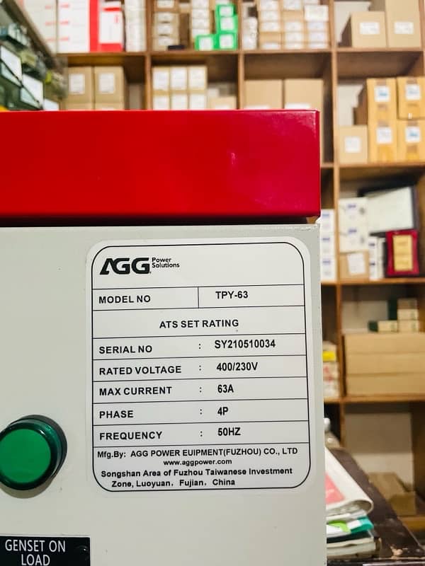 AGG Power 63A 4pol ATS Panel 2