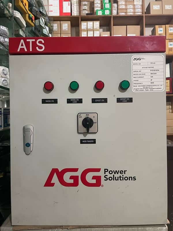 AGG Power 63A 4pol ATS Panel 7