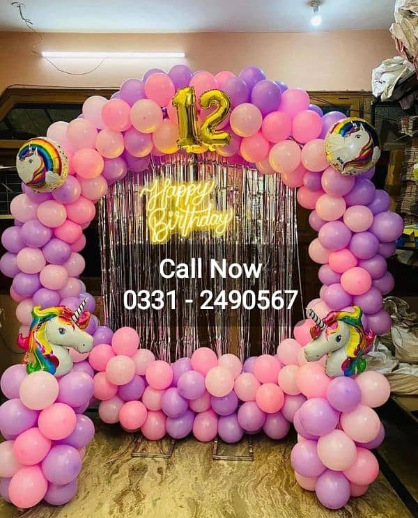 BIRTHDAY DECORATION MEHNDI, ANNIVERSARY, BRIDAL SHOWER EVENT PLANNER 0