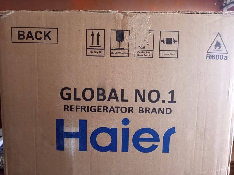 Haier fridge new box pack 8