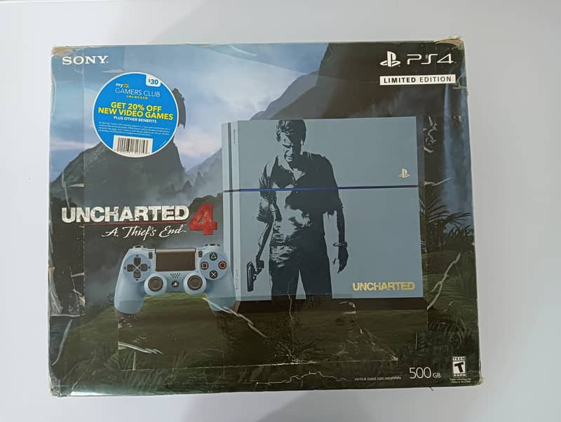 PS4 - PlayStation 4 Like New Jailbroken 9.00 Uncharted Limited Edition 0