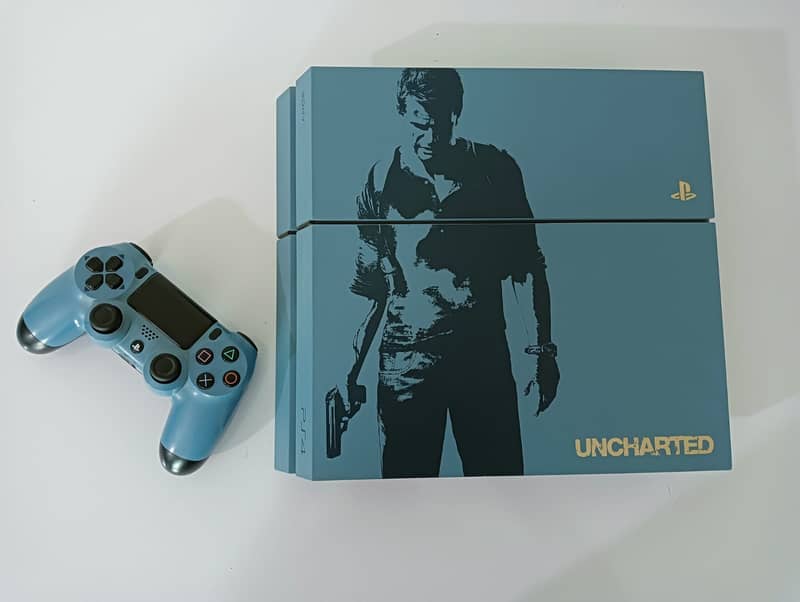 PS4 - PlayStation 4 Like New Jailbroken 9.00 Uncharted Limited Edition 3