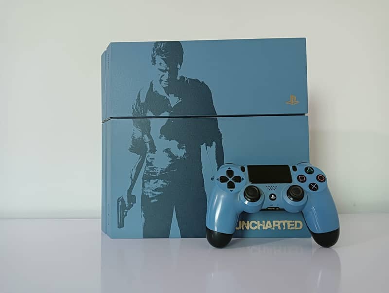 PS4 - PlayStation 4 Like New Jailbroken 9.00 Uncharted Limited Edition 4