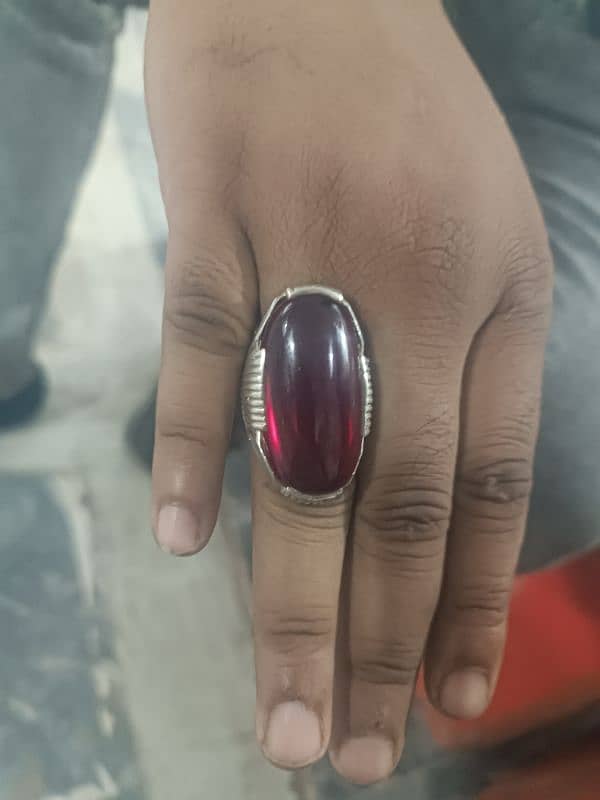 chandi ring with stone 1