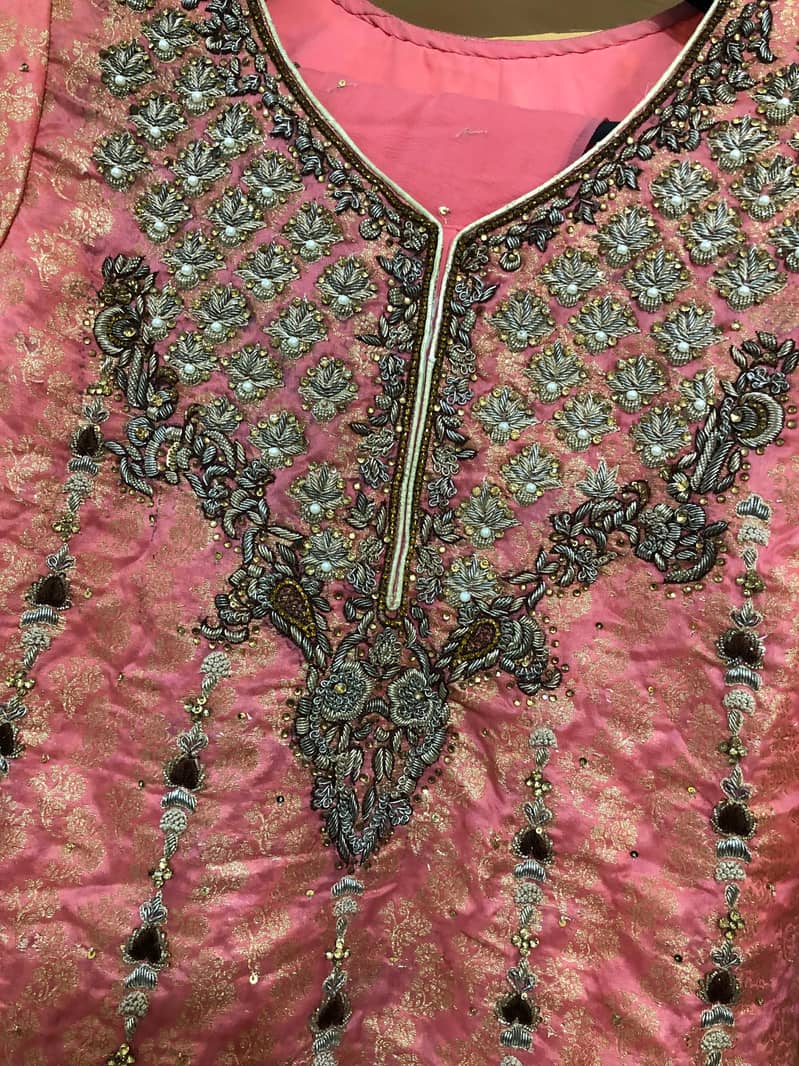 BEAUTIFUL LEHENGA HEAVY EMBROIDERY FOR SALE 4