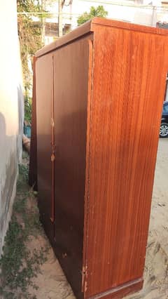 3 doors wardrobe 1 single and 2 double