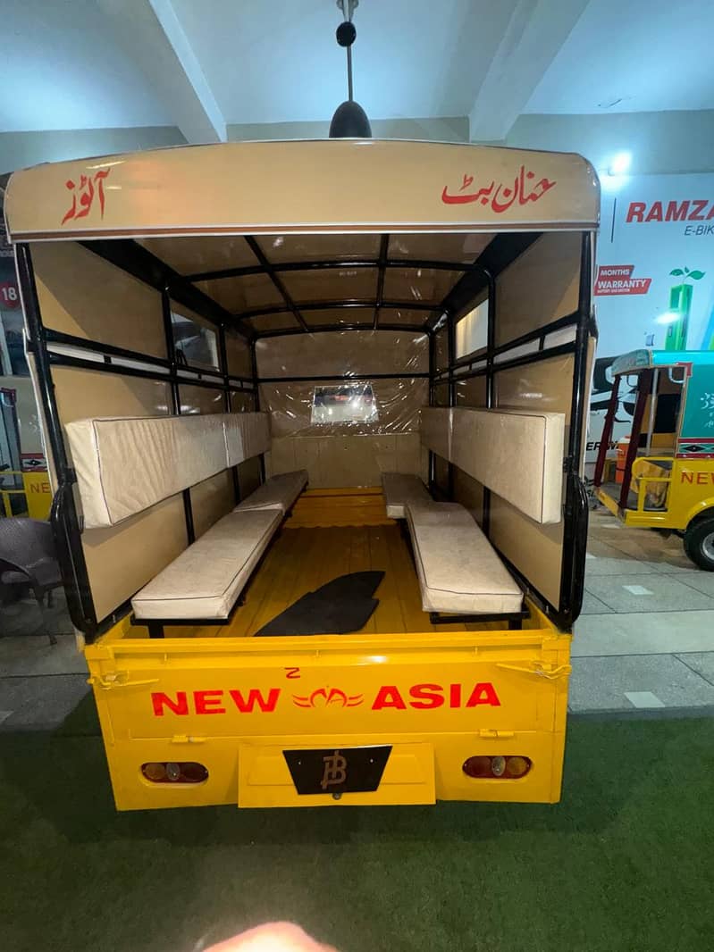 New Asia Rickshaw Use For School College Students Van For Pick & Drop 7