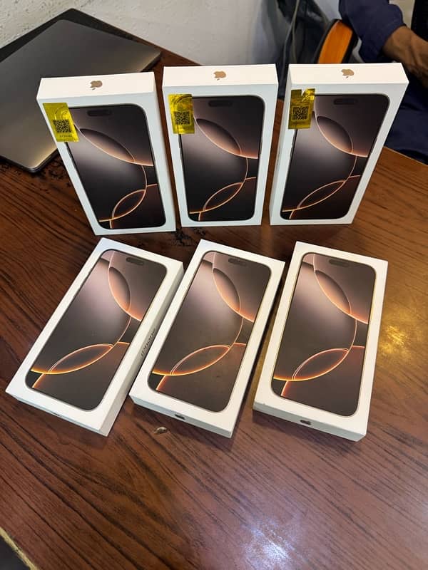 iPhone 16 pro max pta approved mercantile titanium 256gb 0