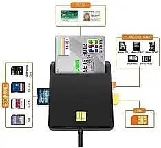 USB SIM Smart Card Reader For Bank Card IC/ID mobile 0