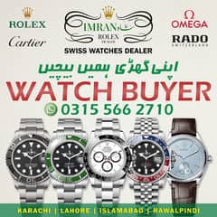 PRE-OWNED WATCHES BUYER Rolex Cartier Omega Hublot Chanel Corum Rado