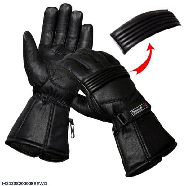 2 x Leather Gloves 2