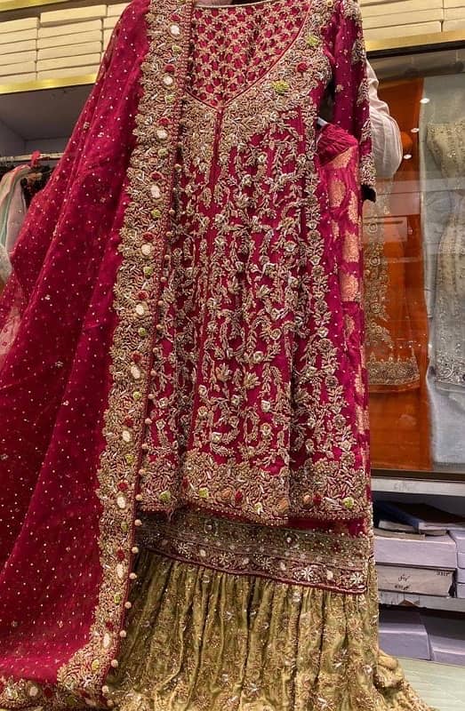 khadi Net Bridal Dress 2