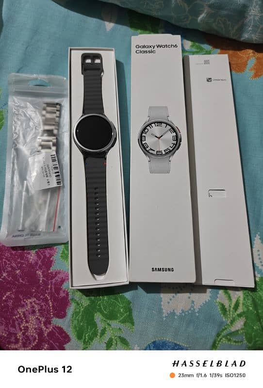 Samsung galaxy watch 6 classic . . silver (10/1000) 1