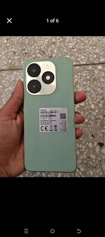 argent sale Tecno spark 20 c 4+4 / 128 green color open box new 3