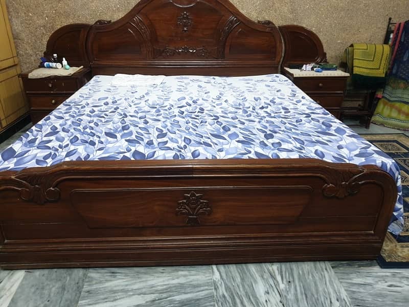 pure talli wood bed set 5