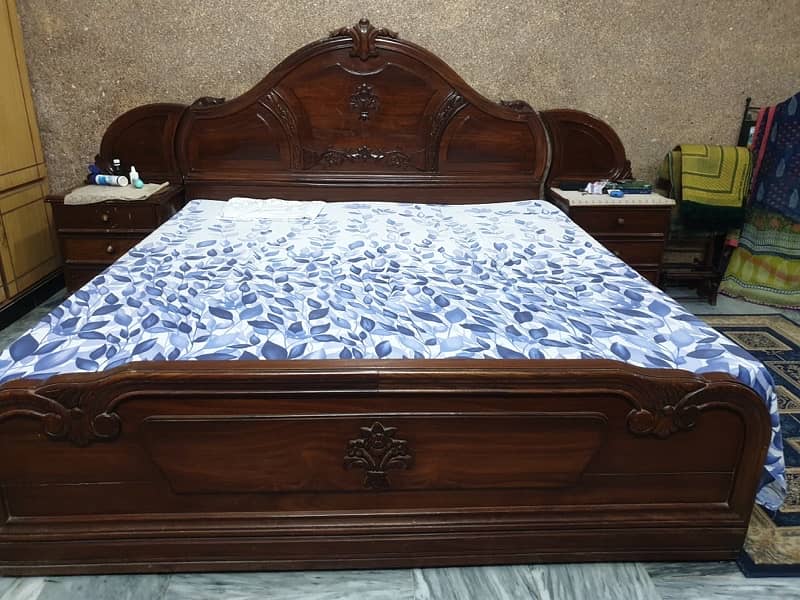 pure talli wood bed set 6