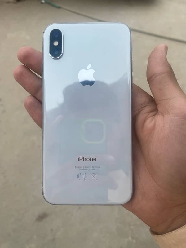 i phone x pta approved  256Gb with box all ok no open no repair 0