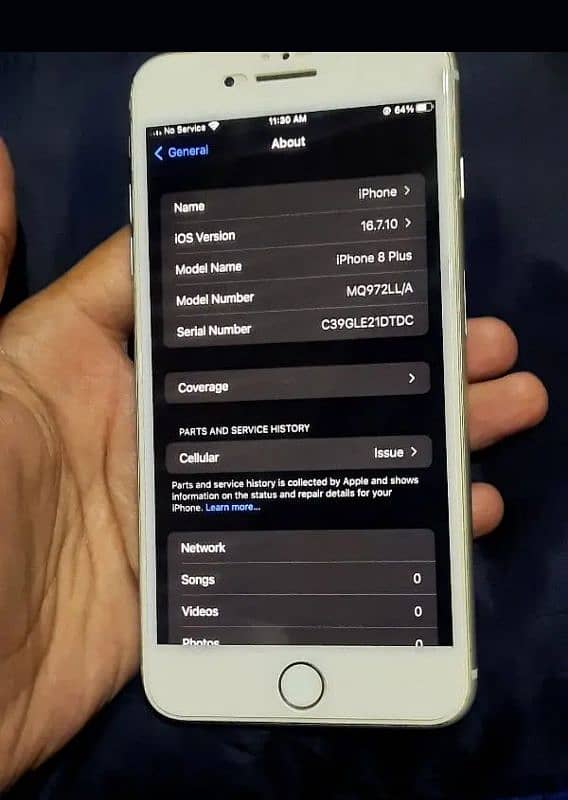 iphone 8plus 64gb Non Pta urgent for sale 7