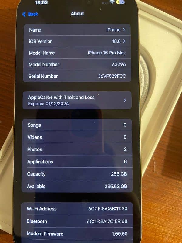 iphone 16 pro max 256 gb desert titanium 5