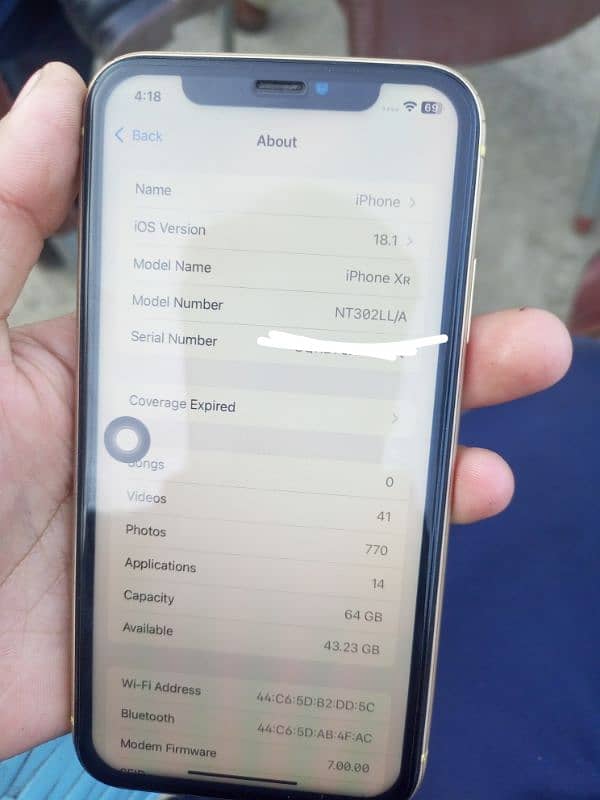 Iphone xr 64gb non pta 4