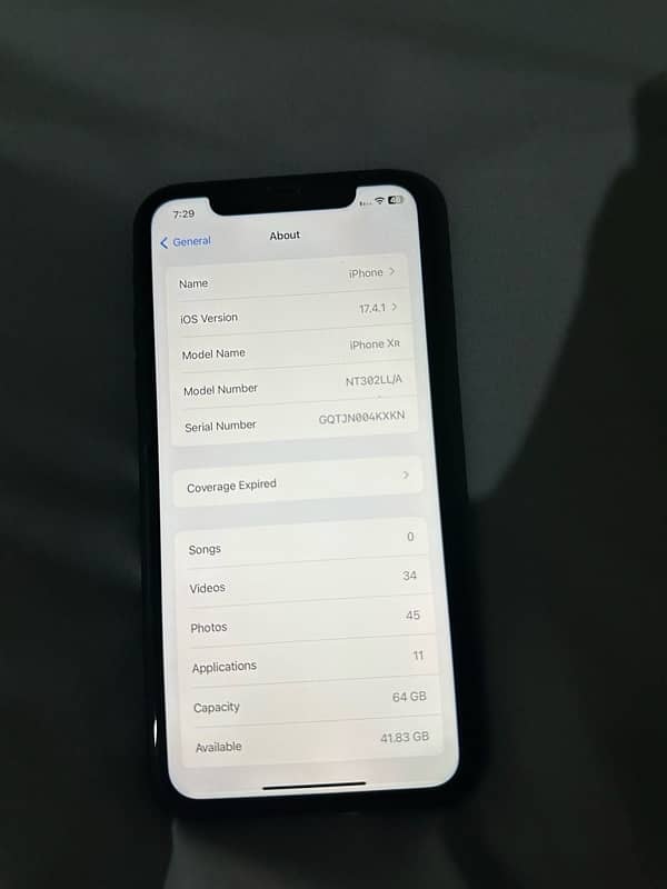 iPhone XR 64 gb water pack jv 2