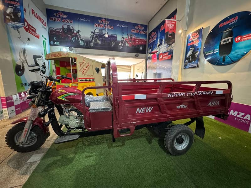 New asia 100cc loader rickshaw with power gear 1500kg weight capacity 0