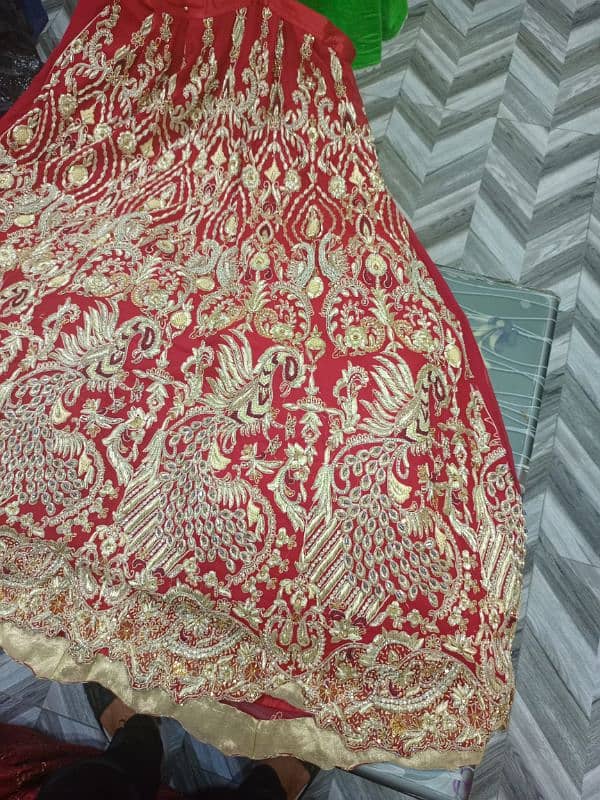 bridal lehnga one time use 9