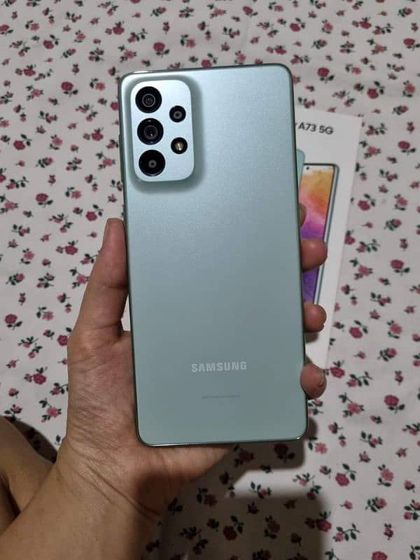 Samsung Galaxy a73 8/256 GB 03220889193 My WhatsApp number 1