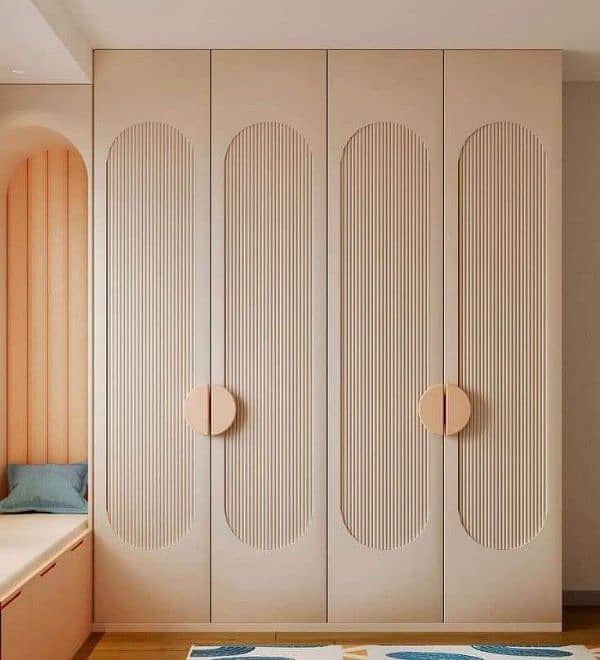 we deal in wood work wardrobes and kitchens with best quality. . . . . 7