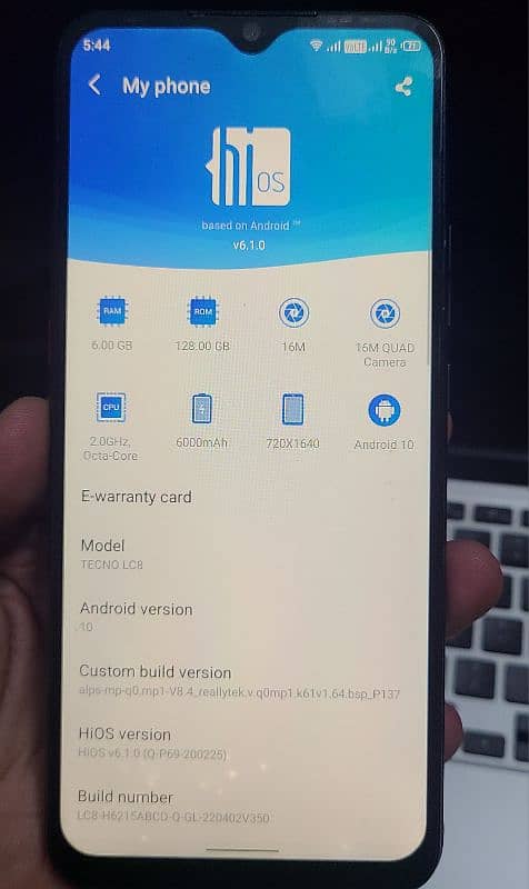 Tecno Poviour 4 Pro 6 Gb Ram 128 Gb Storage 3