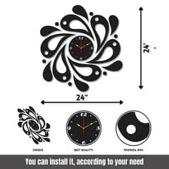 Round Drop Diy Clock