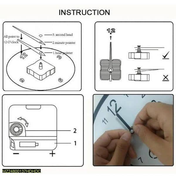 Round Drop Diy Clock 2