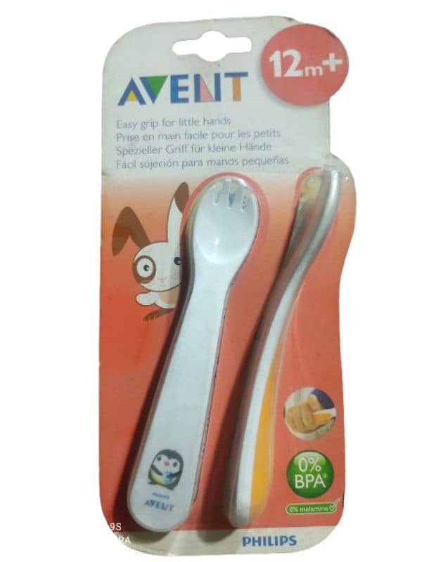 Philips Avent spoon and fork set  / AVENT Toddler Fork & Spoon 0