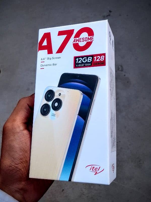 Itel A70 - 4+8GB/128GB 0