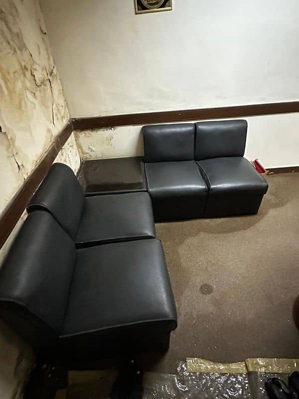 2 seater office sofa 0