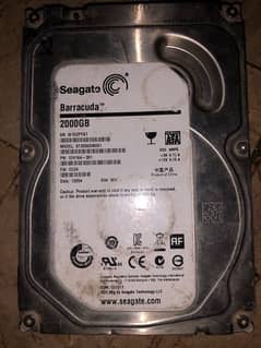 2000gb hard drive 0