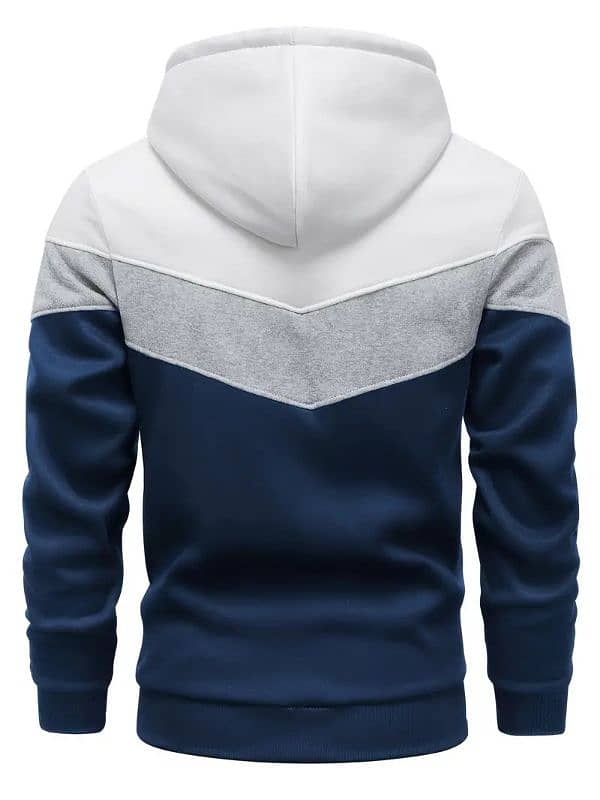 Men's Color Block Hoodie - Casual Graphics design Pullover 1