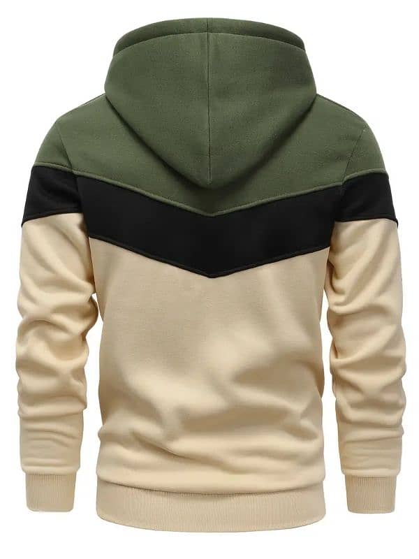 Men's Color Block Hoodie - Casual Graphics design Pullover 6