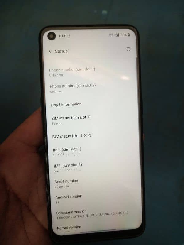 OnePlus N10 Dual Sim Official Approved 6/128 Condition 10/10 6