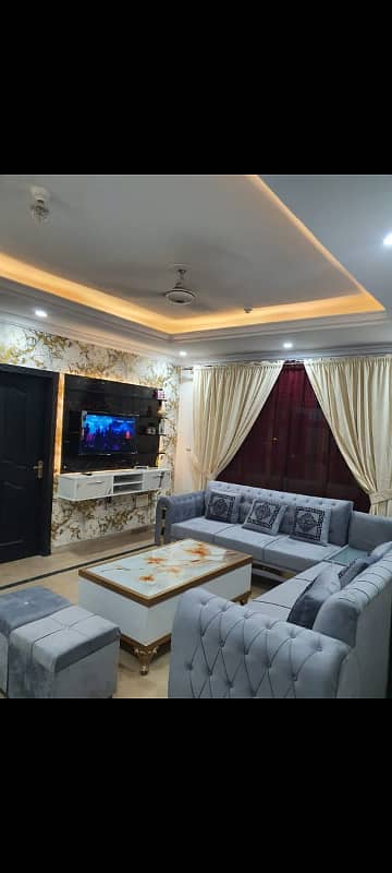 Per day Two bed fully furnished apartment for rent in E-11 Islamabad 5