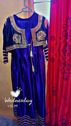 Elegant Eastern Style Long Frock, Medium Size, Excellent Condition